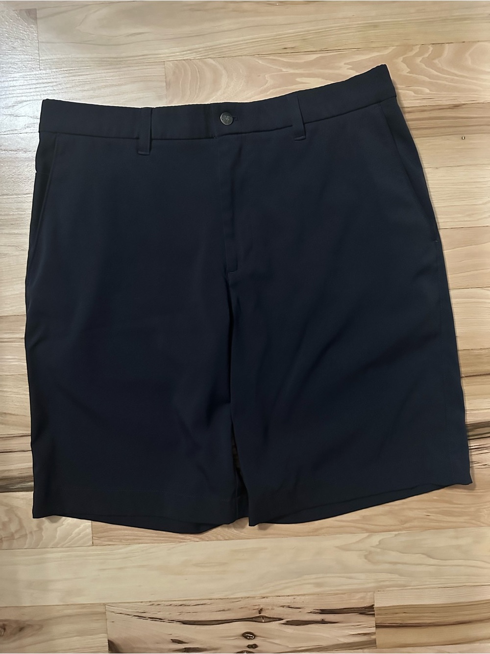 Callaway Black Flat Front Golf Shorts
